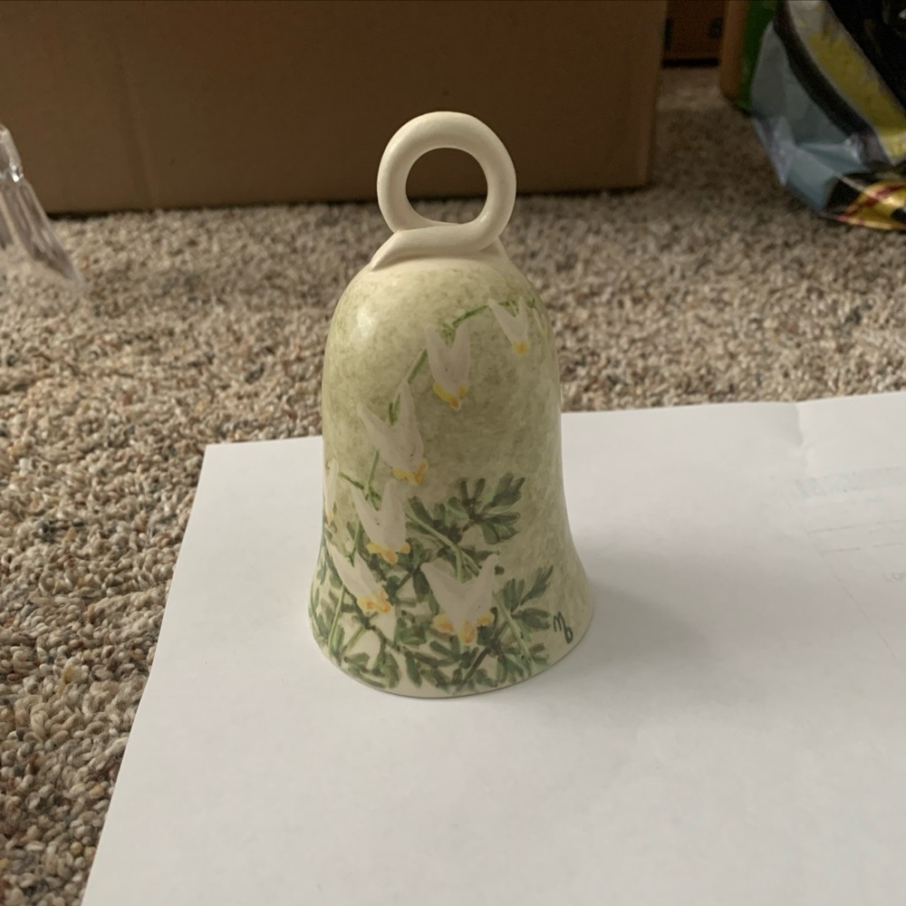 Vintage Hand Painted Dutchman’s Breeches Bell